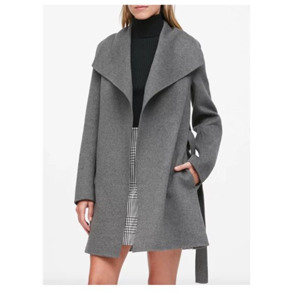 Banana Republic Jackets & Blazers - Banana Republic Wrapper Coat Light Ribbed Jacket w Sash Tie Front XS